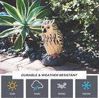 Galashield Owl Decoy to Scare Birds Away | Plastic Owls to Scare Birds Away | Owl Statue for Garden & Outdoors