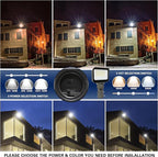 LAMPHOME LED Flood Lights Outdoor 100/120/150W W and 3000/4000/5000K Adjustable 19500Lm,Dusk-to-Dawn Sensor o Dawn Flood Light for Yard, Garage, Garden,UL Listed,Includes Knuckle Mount