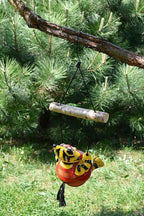 Ceramic Garden Decor - Cat Lawn stake - Outdoor statue - Perfect, unique gifts for gardeners woman, men, yard gifts - Handmade, Frostproof