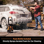 LawnMaster Electric Pressure Washer with Detergent Bottle
