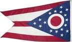 FlagSource Ohio Nylon State Flag, Made in USA, 4x6'