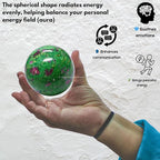 Amazing Gemstone Ruby Zoisite Crystal Ball with Stand - 2 Inches Crystal Sphere Meditation Balls for Witchcraft and Decorative Balls