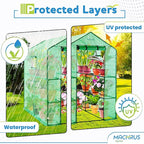 Machrus Ogrow Greenhouse Kit, Multiple Sizes - Green House, Small Greenhouses Outside, Kit Small Greenhouses Outdoors, Mini Greenhouse Outdoor.