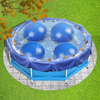 4 Pcs Pool Air Pillow for Above Ground Pools - 4 x 4 Ft Round Winter Pool Cover - Ice Equalizer - Swimming Pool Winterizing Closing Support With Ropes for Pool Covers