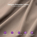 PURPLE LEAF 10' x 13' Cantilever Patio Umbrella Outdoor Umbrella with 330lbs Base Large Rectangular Windproof Offset Umbrella for Pool Deck Garden, Ash Mocha