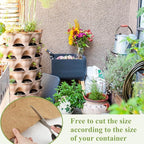Zubebe 4 Pcs 2 ft x 2ft Worm Blanket Farm Kit Worm Bin Blanket Worms for Composting Fits Many Bin Bag for Keeping Worms Dark Moist Warm Outdoor Garden Compost Bin Farm Compost Factory