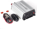400W Power Inverter DC 12V，Output 110V-120V AC Car Inverter with USB Car Adapter