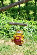 Ceramic Garden Decor - Cat Lawn stake - Outdoor statue - Perfect, unique gifts for gardeners woman, men, yard gifts - Handmade, Frostproof