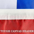 Cuban Cuba Flag 3x5 Outdoor Double Sided- 3Ply 240D 4 Rows Stitched- Large 3x5 Cuban Flag For Wall- UV Fade Resistant With Canvas Header & 2 Brass Grommets