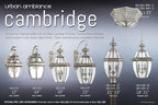 Urban Ambiance Luxury Colonial Outdoor Wall Light, Small Size: 11.5" H x 7" W, with Tudor Style Elements, Versatile Design, Classy Aged Silver Finish and Beveled Glass, UQL1141