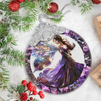 Christmas Stained Glass Fairy Ornament - Home Decor - Holiday Present Ideas - Gift Exchange - Beauteous Fairy