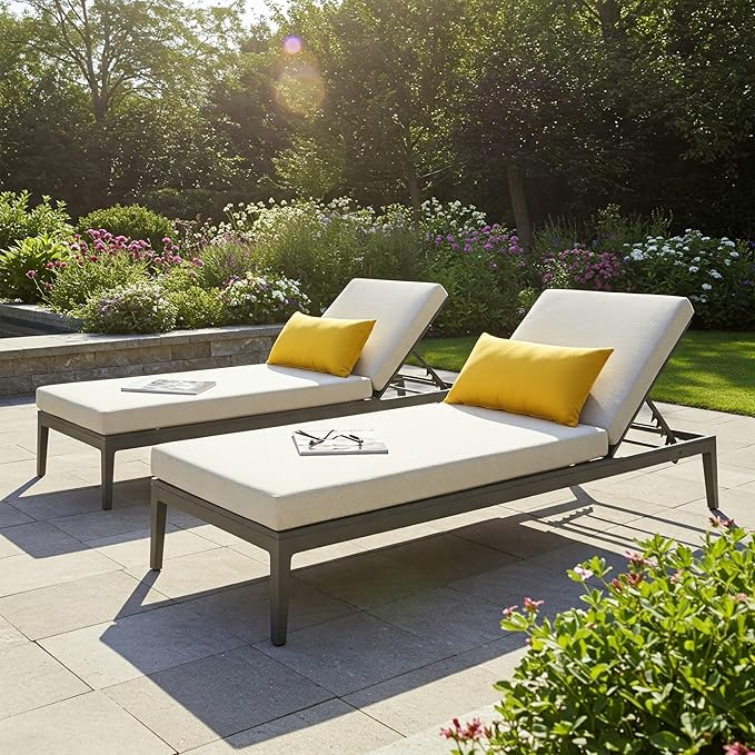 RSH Décor - Jumbo Lumbar Throw Pillows – Set of 4 | 26" x 16" | Indoor Outdoor Use – Patio, Lounge, Adirondack, Deck | Water & Fade-Resistant | Includes Down-Alternative Inserts | Buttercup Yellow