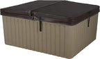 Aqualife Current Hot Tub, 4-Adult Capasity, Plug and Play Spa with Stainless Steel Heater and Free Clip on Cover for Protection