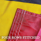 Big Maryland State Flag 3x5 Outdoor Double Sided- 3Ply 240D 4 Rows Stitched- MD State Flag- UV Fade Resistant With Canvas Header & 2 Brass Grommets