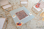 AMS Fireplace | Modeno | Westport | Firepit Table | Cover and Lava Rocks Included | (Fuel: Natural Gas - Light Gray)