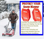 2Pcs Universal Snow Blower/Thrower Skid Shoes 02483859 for MTD John Deere Ariens Skid Plates 2459900 2483859