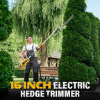 40V Weed Wacker Cordless, 8-Inch Cordless Pole Saw, Hedge Trimmer Cordless and Brush Cutter, 4-in-1 Multi Garden Tools with 2X20V 4.0Ah Batteries and Charger