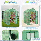 Machrus Ogrow Greenhouse Kit, Multiple Sizes - Green House, Small Greenhouses Outside, Kit Small Greenhouses Outdoors, Mini Greenhouse Outdoor.