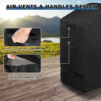 Grill Cover for Traeger Woodridge Pellet Grill TFB86MLH, Outdoor Griddle Cover for Traeger Pellet Smoker Grill, Waterproof BBQ Grill Cover for All Weather