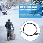 2Pack 746-04230B Auger Control Cable Replacement for MTD Troy-Bilt Cub-Cadet Snow Blower, 946-04230 Auger Clutch Cable Replacement for Yard Machines Snow Thrower 946-04230A 946-04230