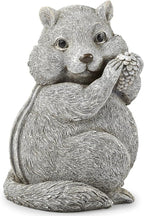 Roman Garden - Chipmunk Statue, 8.75" H, Pudgy Pals Collection, Resin and Dolomite, Decorative, Garden Gift, Home Outdoor Decor, Durable, Long Lasting