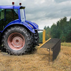 YITAMOTOR 60" Tow Behind Landscape Rake, 3 Point Quick Hitch Lawn Dethatcher Rakes with 26 Steel Tines for Category 1 Tractors, Heavy Duty Powder Coated Finish Tools for Leaves, Pine Needles, Straw
