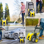 Kärcher Pressure Washer K1900PS, CETA Certified, 3 Spray Nozzles, Detergent Tank, for Cars, Driveways, Siding, Patios, 1.2 GPM