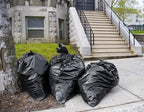 Tasker 65 Gallon Trash Bags for Toter, (Value-Pack 32 Count w/Ties) Extra Large 64 Gallon Heavy Duty, 60 Gal Trash Bags Outdoor Garbage Can Liner for Custodians