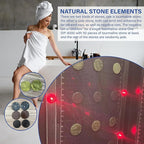 Durasage Personal Ultra Low Emf Portable Infrared Sauna Spa for Relaxation at Home, 30 Minute Timer, with Handheld Remote Control, Heated Footpad and Chair (Copper, DIF-6000)