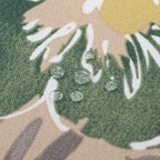 Magpie Fabrics Patio Pillow Covers ONLY 18"x18", Set of 2, Fade-Resistant Outdoor Indoor Cushion Cases Decorative Throw Pillowcase Shell for Couch Garden Furniture - Green Floral