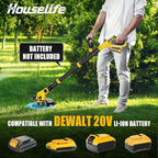 Cordless Weed Eater and Leaf Blower Combo Compatible with Dewalt 20V Max Battery(Battery Not Included), 12 Inch Weed Trimmer/String Trimmer with Auto-Feed, Lightweight 20V Leaf Blower Cordless