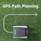 Automatic Robot Lawn Mower with GPS Navigation, Mows Up to 1/2 Acre /21,000 Sq.Ft,300% Higher Efficiency of Auto Path Planning，APP Control，GPS Anti-Theft, IPX5