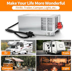Upgrade WF-9855 55 Amp RV Power Converter Charger, Replace for RV Camper WF-9800 Series, WF-9855, WF-9855-AD, WF-9855-MBA, for Lead-Acid Battery 1 Year Warrant