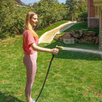 Fevone Garden Hose 50 ft., Lightweight Hybrid Water Hose, Flexible and Durable, Leak-Free Connections