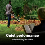 WORX Nitro WG581.9 40V Cordless Leaf Blower, Quiet Electric Blower for Lawn Care with 530CFM & 140MPH, Batteries & Charger Not Included