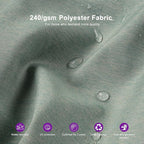 PURPLE LEAF 10' x 13' Cantilever Patio Umbrella Outdoor Umbrella with 330lbs Base Large Rectangular Windproof Offset Umbrella for Pool Deck Garden, Mint Green