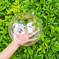 Acrylic Hollow Ball, Clear Plastic Fillable Ornaments Ball, DIY Clear Plastic Balls for New Years Present,Xmas Tree,Home Decoration,Wedding,Party (16cm/6.3inch，5pcs)