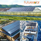 200 Watt 12/24 Volt Monocrystalline Solar Panel 12BB High Efficiency Solar Module for RV Trailer Camper Marine Off Grid