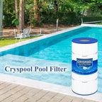 Cryspool® 07031 Filter Compatible with CCP240, R173572, Quantum-240, 178569, C-7469, PCC60, Ultral-A4, FC-1975, 4×60 Sq. Ft Pool Filter Cartridge, 4 Pack