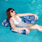 SLOOSH Inflatable Pool Floats Adult,2 Packs Floating Lounge Chairs,Blow up Pool Noodles for Adult Heavy Duty,Floating Chair for Party Summer Water Beach Lake Fun