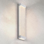 ASD LED 24 Inch Bubble Glass Wall Light Fixture | 22W 530LM 3000-5000K 100-277V | 3CCT, Waterproof, Dimmable, Up-Down Glow, ETL Listed | Exterior Flush Mount Sconce, Outdoor Lighting | White