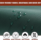 TegerDeger Anti-flip 12FT Hammock Large Hammock 450LB Capacity with Iron Spreader Bar & Nylon Rope for Outside, Patio, Garden, Backyard, Beach - Dark Green