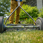 Earthwise 1715-16EW 16-Inch 7-Blade Push Reel Lawn Mower, Grey