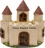PRETMANNS Fairy Garden House – Large Fairy House for Outside – 9” High with Door That Opens – Sturdy Fairy Garden Building – Adorable Miniature Garden Accessories Supplies