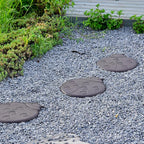 Sungmor Cast Iron Ladybug Stepping Stones, Sturdy Metal Stepping Mat for Front Door, Outdoor Walkway Decorative Statue, Garden Path Pavers for Yard Lawn Landscaping
