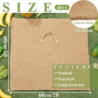 Zubebe 4 Pcs 2 ft x 2ft Worm Blanket Farm Kit Worm Bin Blanket Worms for Composting Fits Many Bin Bag for Keeping Worms Dark Moist Warm Outdoor Garden Compost Bin Farm Compost Factory