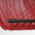Lazy Daze Hammocks 10.5 FT Double 2 Person Caribbean Rope Hammock, Hand Woven Polyester Hammock with Spreader Bars, for Outside Outdoor Backyard Patio Poolside, 450 LBS Capacity,Red