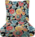 RSH DECOR Deep Seating Cushion with Pillow Back | 24” x 23” Seat | Water and Fade-Resistant Spun Fabric | Outdoor Chair Cushion Set for Patio Furniture | Colsen Noir
