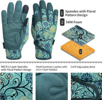 Thorn Proof&Puncture Resistant Gardening Gloves with Grip,Garden Glove for Women, Leather Yard Work Gifts