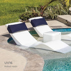 Aqua Outdoors in-Pool Side Table Large for 10-14 in. of Water (Coral Reef)